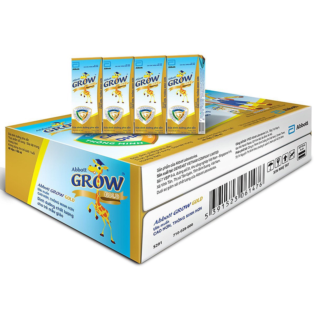 Thùng 48 Hộp Sữa Nước Abbott Grow Gold 110ml (từ 2 tuổi)